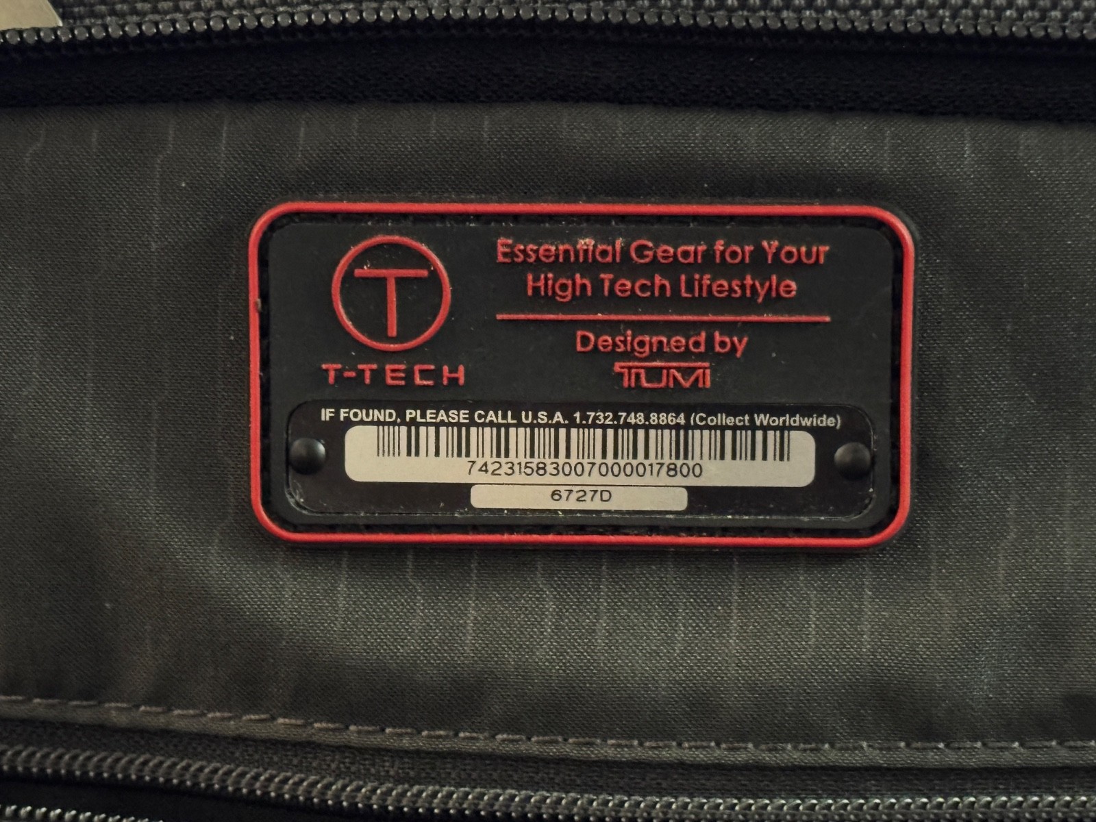 TUMI T-Tech 6727D Black 27” Expandable Two Wheeled Luggage