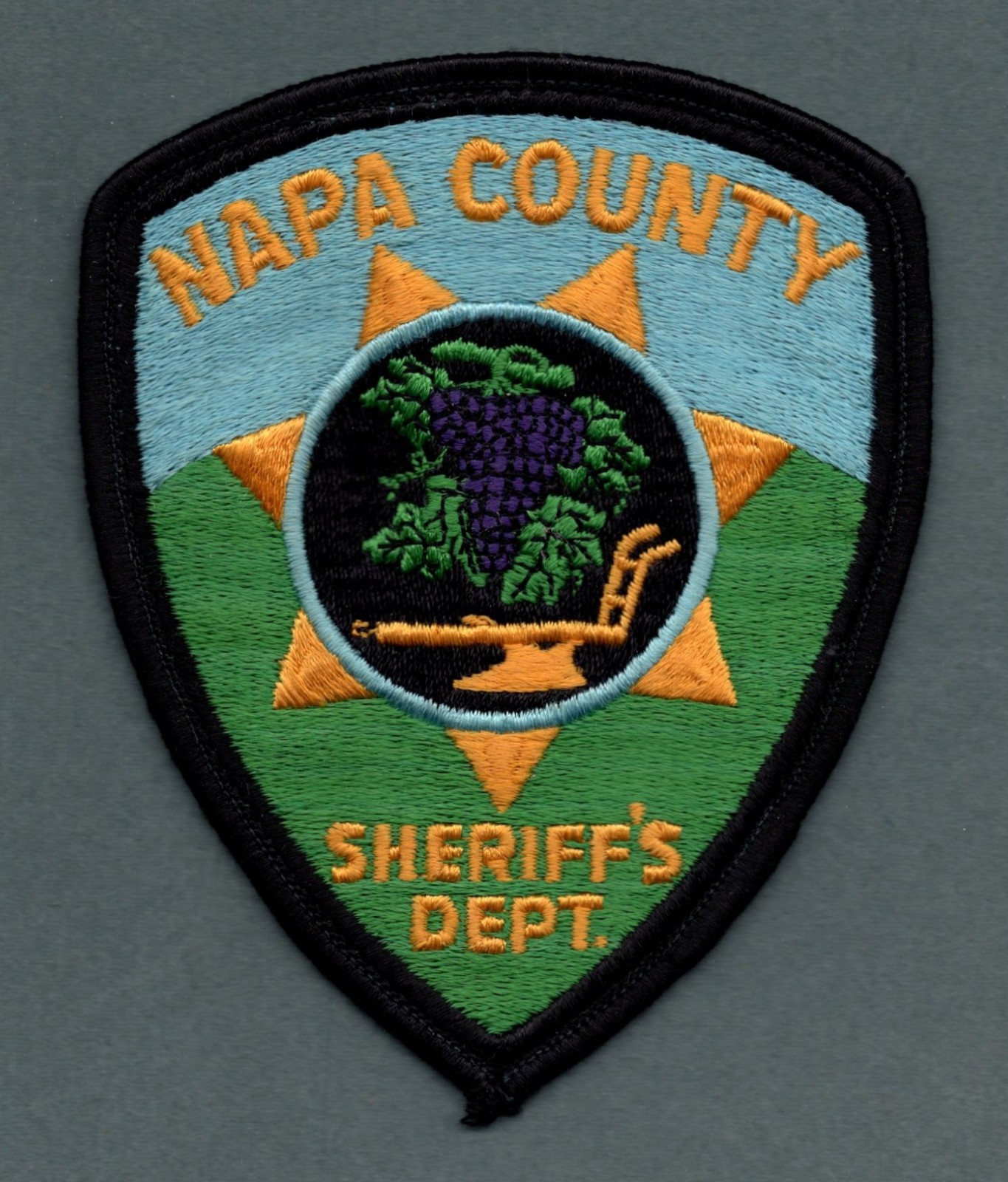 Napa County California Sheriff Police Patch