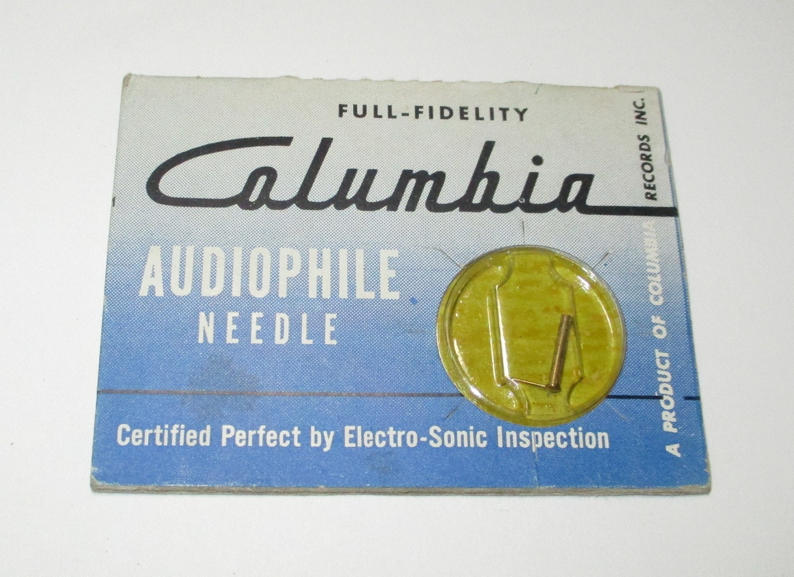 Vintage Columbia W-6A 78 RPM Needle for Webster F15, F16, F18 & F19 Cartridges