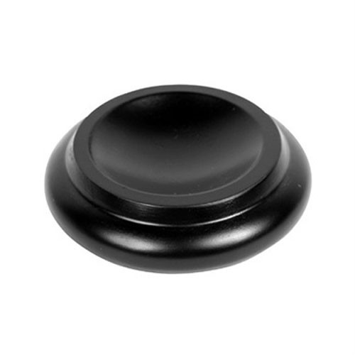 Black Piano Caster Cup 3-1/2" with FELT padding - Hardwood Satin Ebony