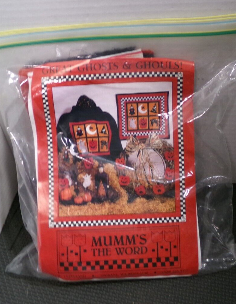 Vintage MUMM'S The Word Great Ghosts/Ghouls Patterns