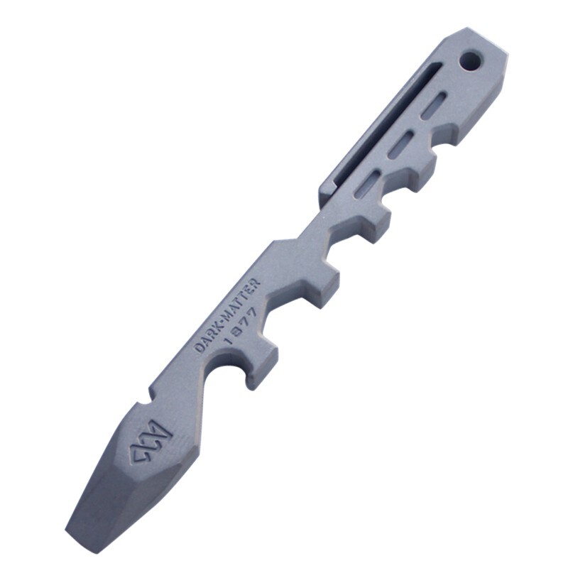 Pocket Titanium Pry Bar Opener EDC Crowbar Open End Wrench Multifunction Tools