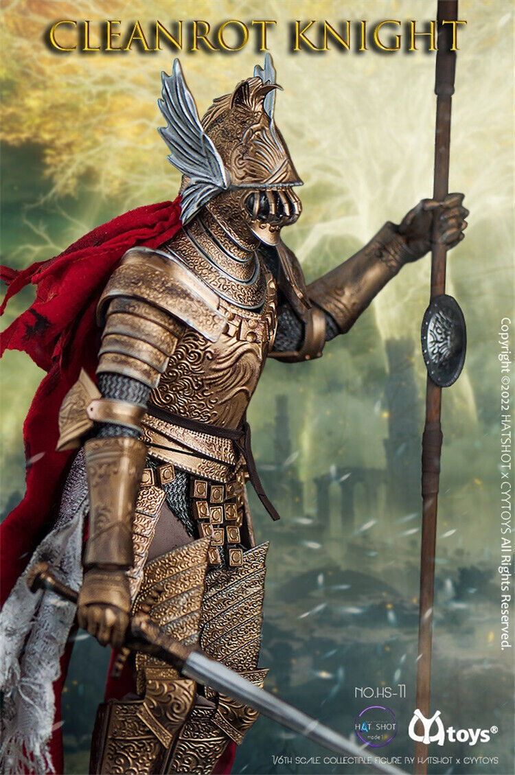 New CYYtoys & HatShot 1/6 HS-11 Cleanrot Knight 12" Action Figure Model Gift