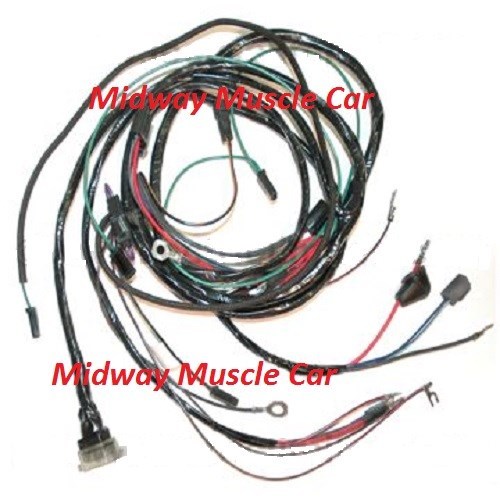engine wiring harness 64 65 Chevy Corvette 327 stingray roadster WITHOUT A/C