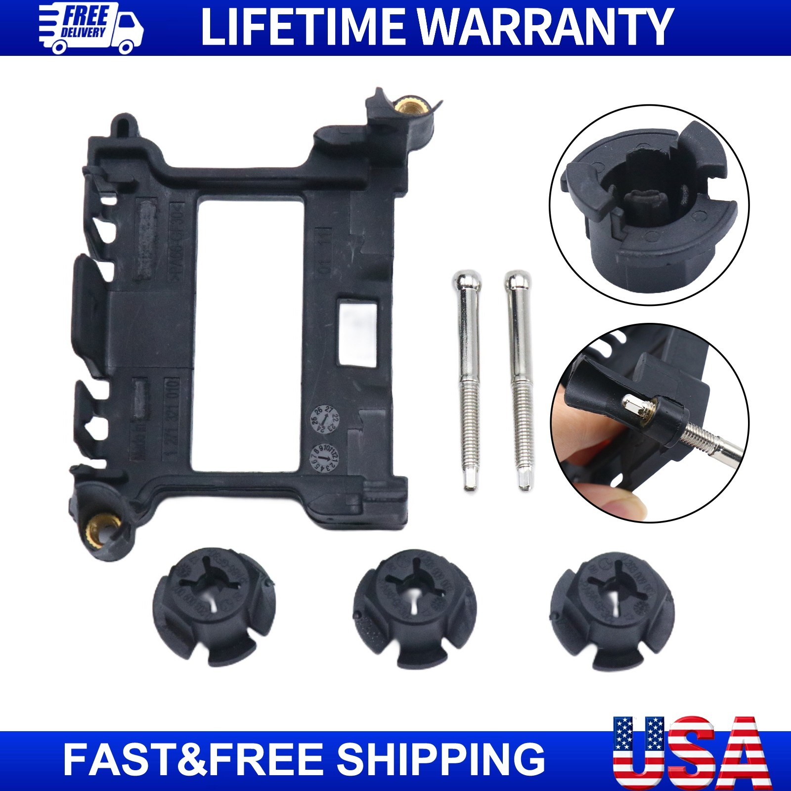 Front Radar Sensor Mount Bracket Fit For Alfa Romeo Giulia 2017-2025 1271321010