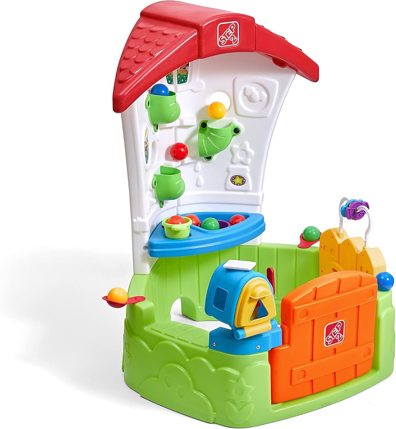 Step2 Toddler Corner House, Kids Playhouse, Indoor/Outdoor Playset, Play Gym wit