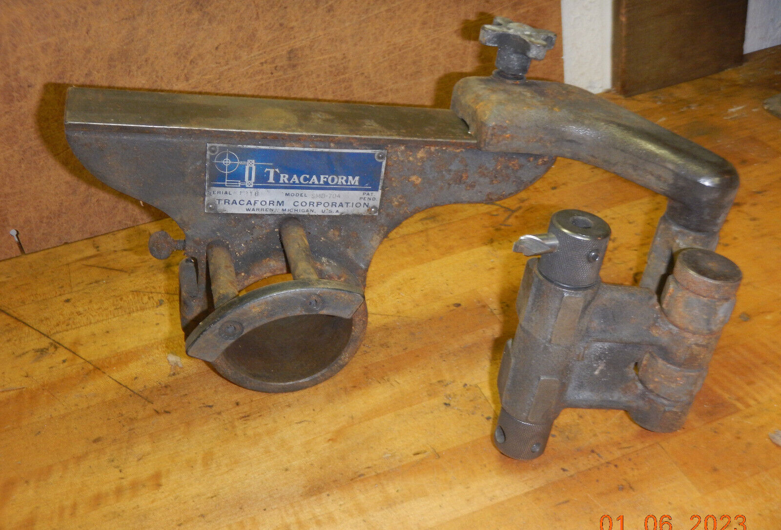 OLDER TRACAFORM SMD-704 SURFACE GRINDER WHEELS DRESSER PROFILER