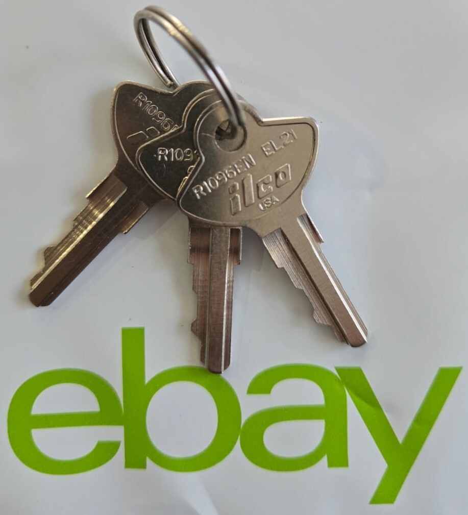 3029 - Three Craftsman Tool Box Keys Cut To Code 3029 Made in USA