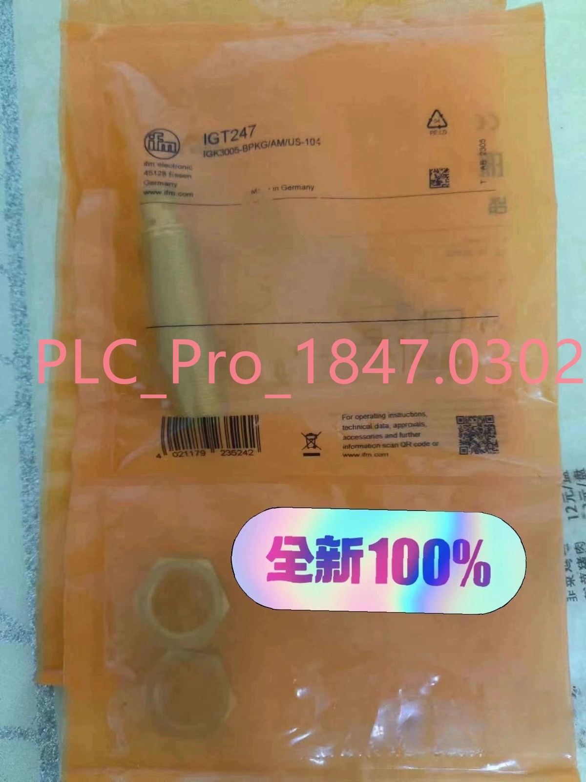 IGT247 1PC NEW IFM IGT247 Proximity Sensor Quality Assurance