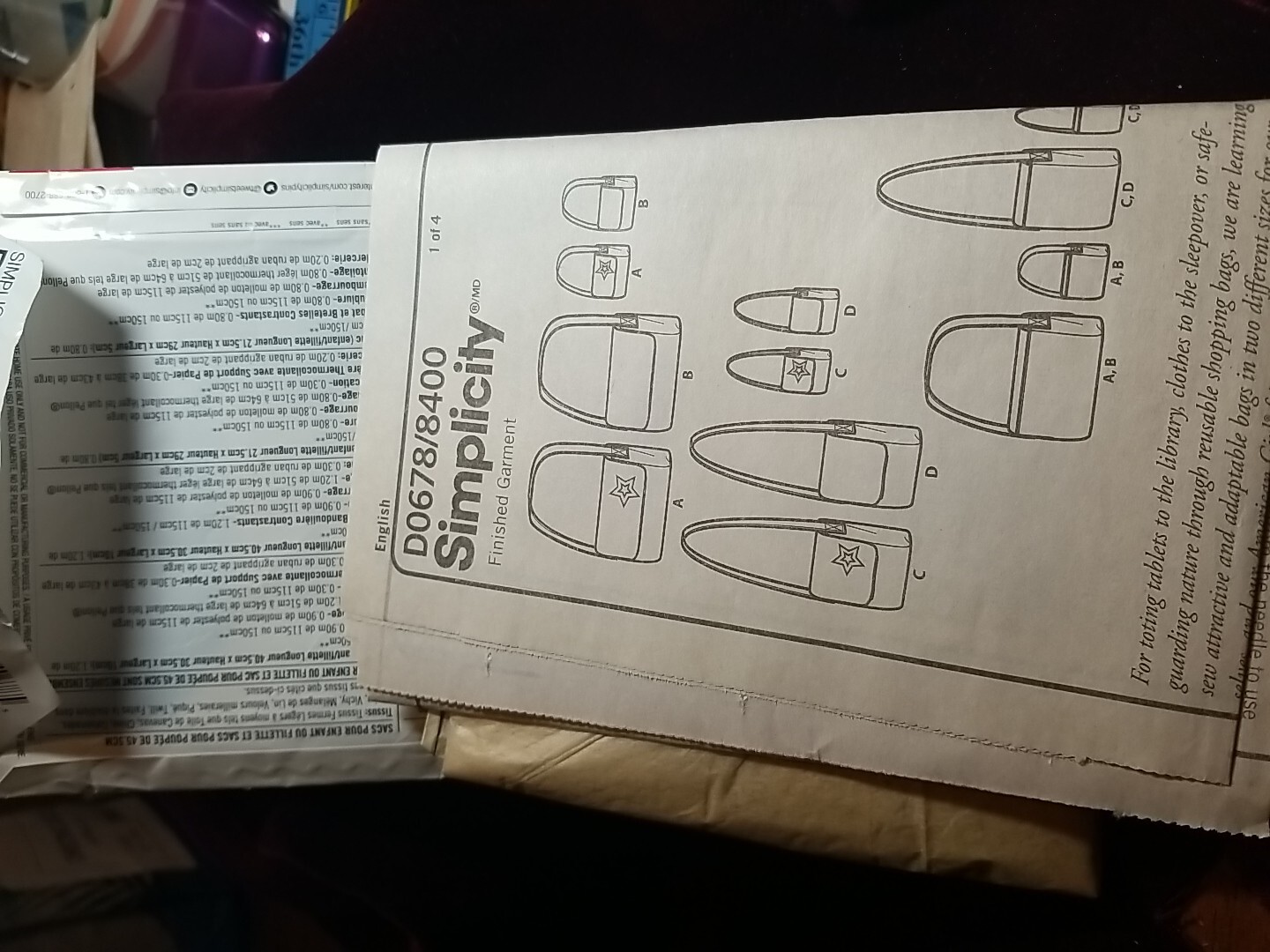 2017 Simplicity DO678/8400 American Girl Cut