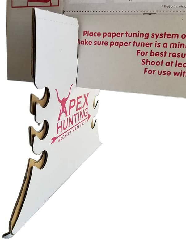 KHAMPA DIY Archery Paper Tuning System Kit Portable Archery Paper Tuner 11pc