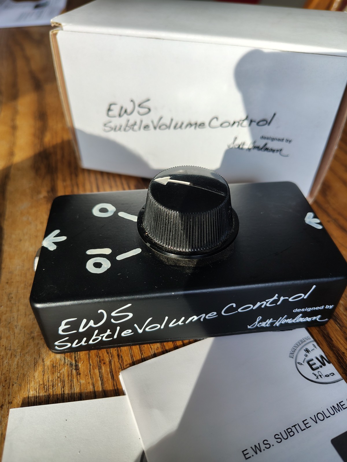 EWS Subtle Volume Control pedal