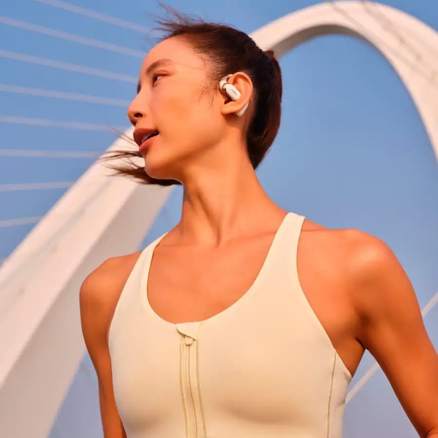 ✅ SEALED: Shokz OpenFit 2 Earbuds Open-Ear Design · True Wireless · Beige ✅