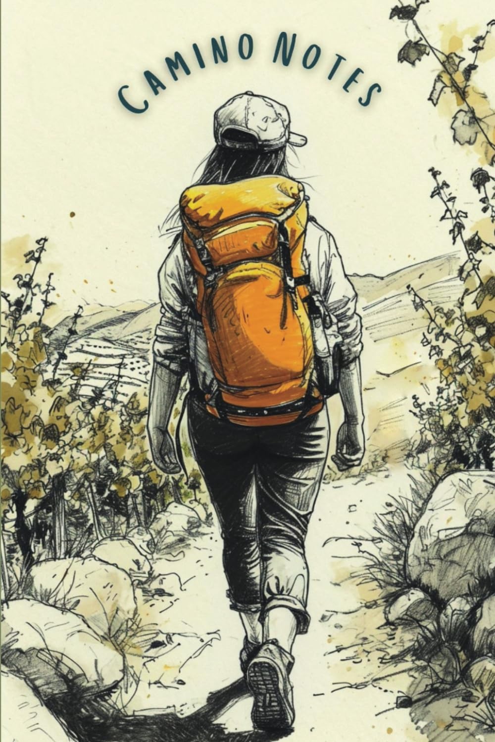 Camino Notes: A lightweight 4x6" lined pilgrim notebook journal to take on the C