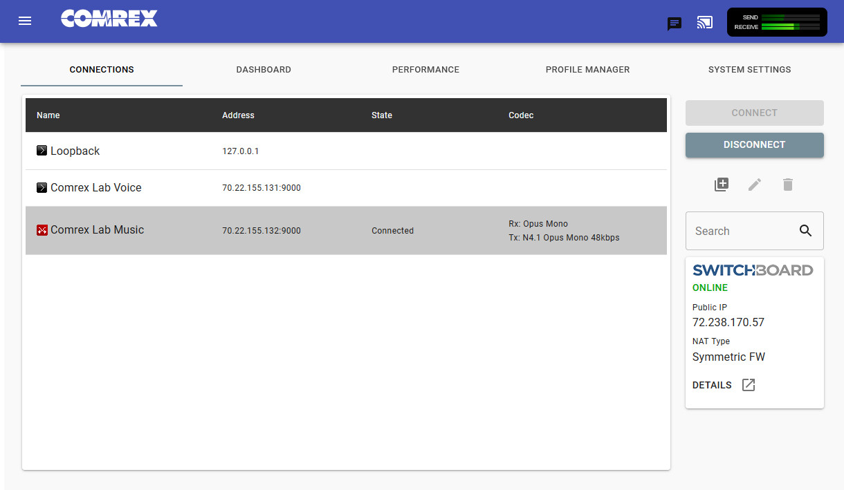 Comrex ACCESS Codec AES Audio Over IP Endpoint AAC Internet AoIP w/ TS License