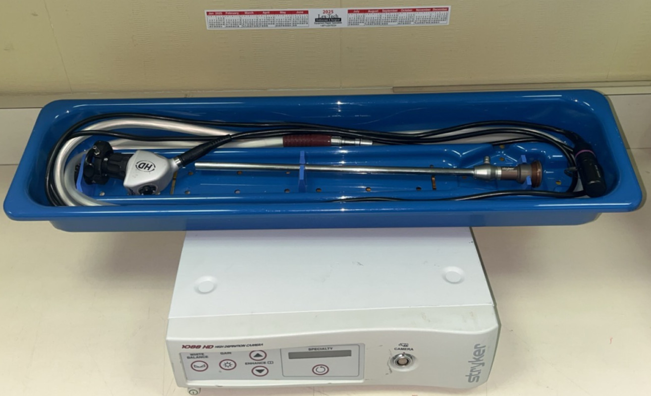 Stryker 1088HD system w/Console, Camera, Scope, light cord-Exc Working Condition