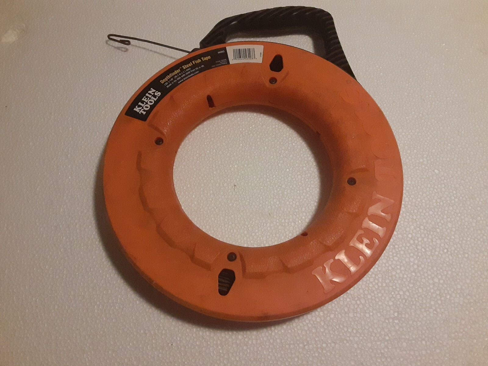 Klein Tools 125'x 1/8"  Steel Depthfinder steel Fish Tape made in USA