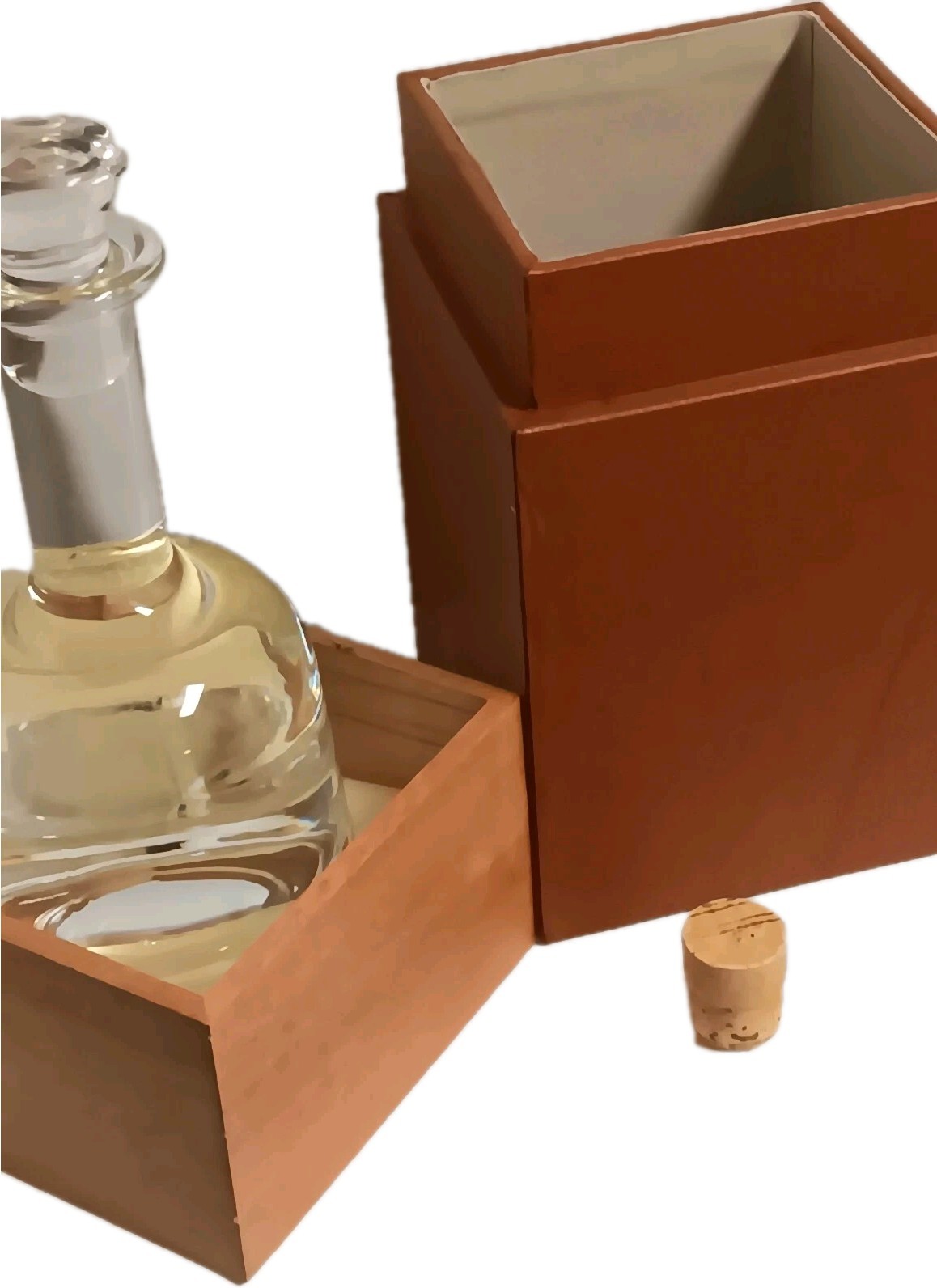 Cabo Uno Tequila Anejo Reserva EMPTY Glass Decanter Lid Cork Limited Edit Box
