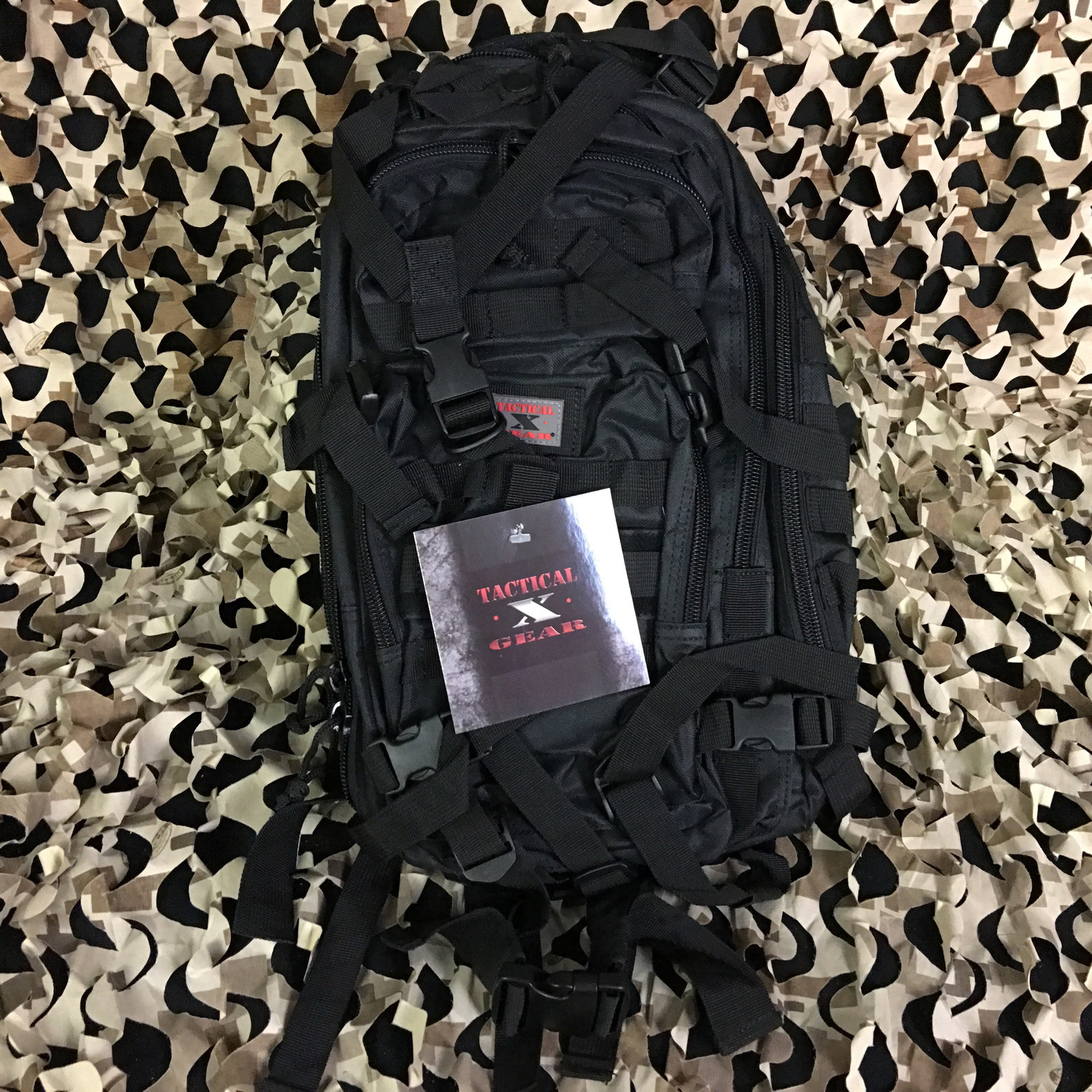 NEW Gen X Global GxG MINI Military Tactical Hiking Molle Backpack - Black