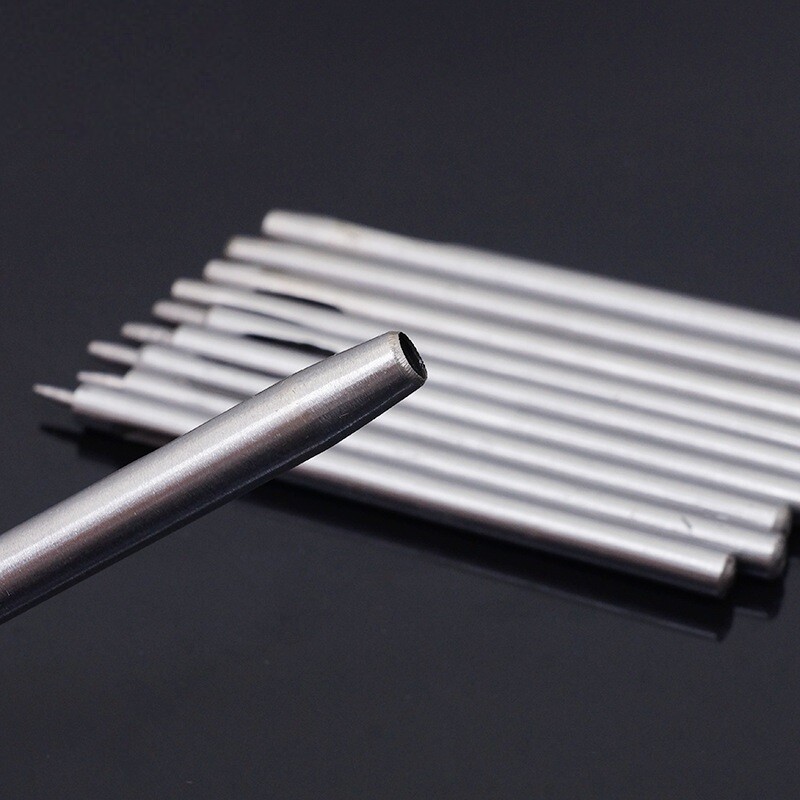 10pcs DIY hollow punching tool LeatherCraft strap with manual punching cutting