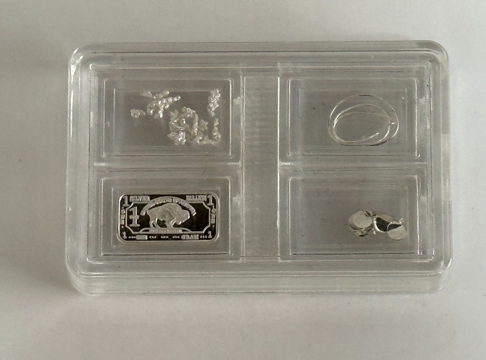 Silver Metal Crystal Wire Ingot Foil Quad Element Tile Pure - Periodic Table