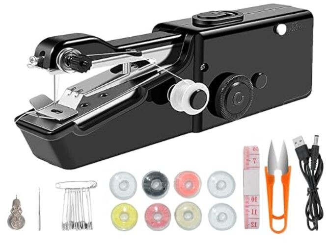 Handheld Sewing Machine Electric Sewing Mini Portable Sewing Machine Suitable