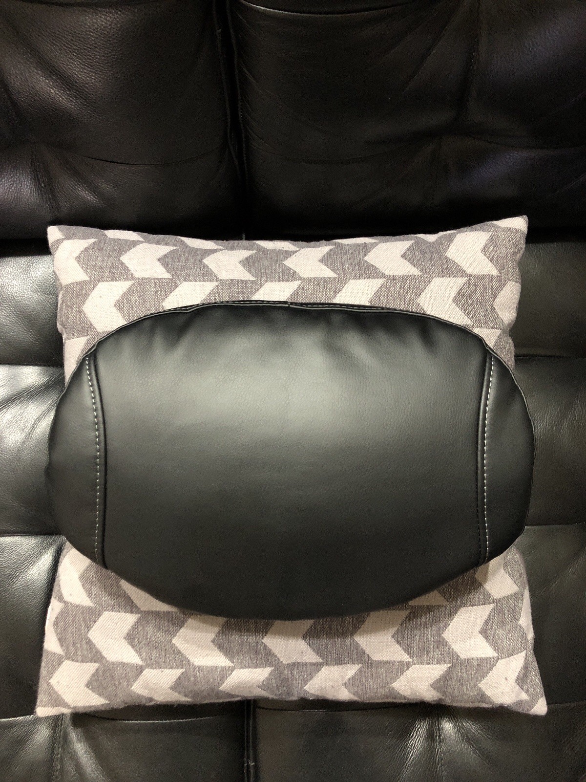 Massage Pillow Rock & Recline Shiatsu Massage Chair heat heating Brookstone