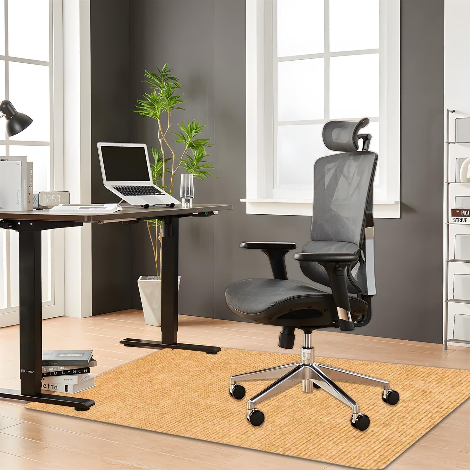 Office Chair Mat for Hardwood Floor, 55" × 35" Office Gaming Computer Desk Chair