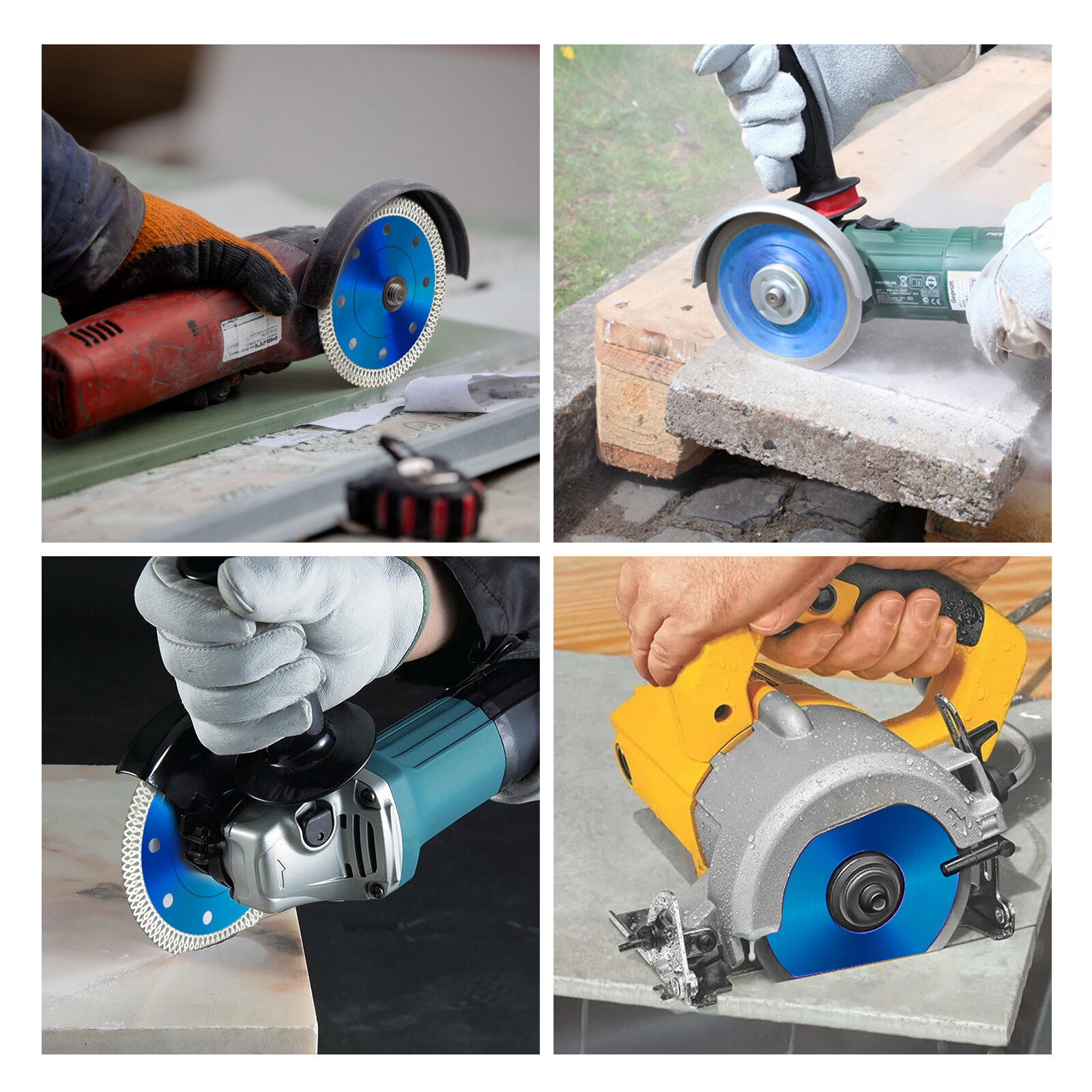 4/4.5inch Porcelain Tile Turbo Diamond Dry Cutting Saw Blade/Disc Grinder Wheel