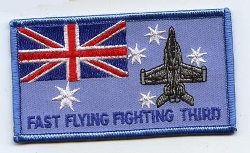 OIF COALITION ROYAL AUSTRALIAN AIR FORCE SSI: Aussie RAAF F/A-18A Hornets (2003)