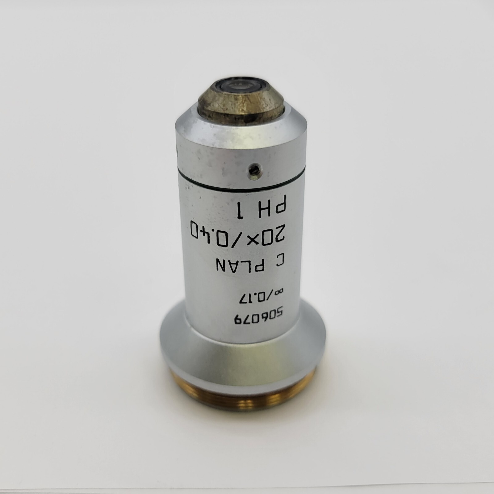 Leica Microscope Objective C Plan 20x Ph1 ∞/0.17 506079 20x/0.40 Phase Contrast