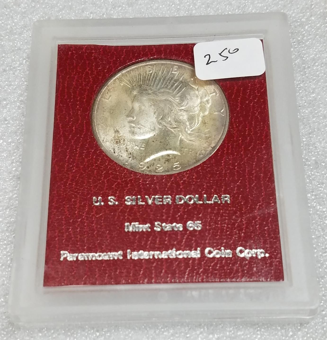 1925 Peace Dollar | Silver $1 Silver Dollar | Paramount International Coin Corp