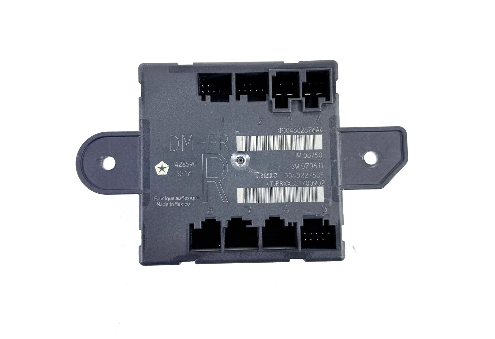 2008–2009 Jeep Liberty Front Right Passenger Door Control Module 04602676AK OEM