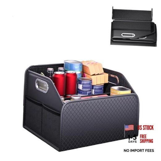 Car Trunk Organizer and Car Storage,Collapsible Multi-Compartment Car