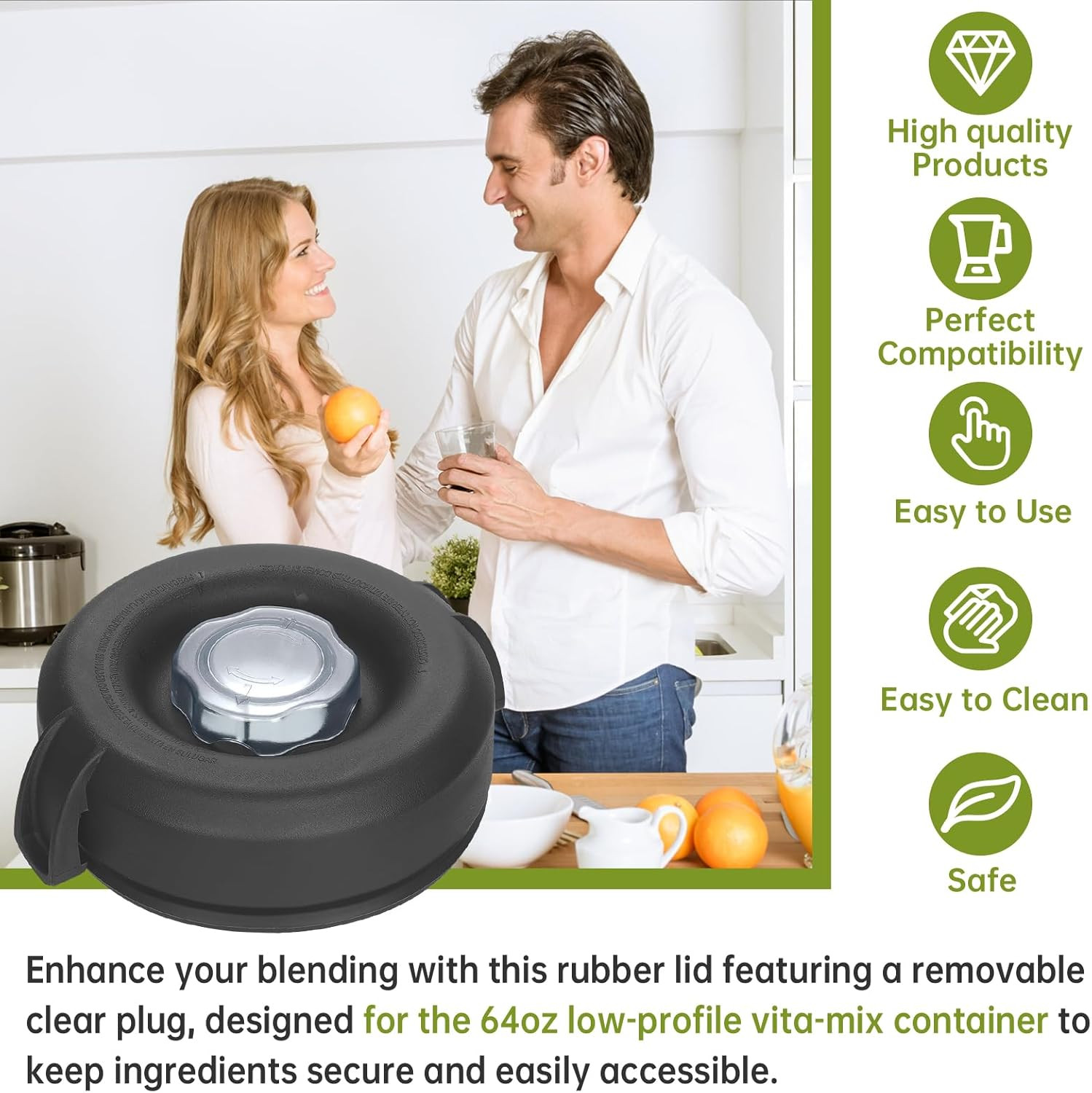 for Vitamix Lid Replacement⭐64oz Low-Profile for Vitamix⭐750 Replacement ⭐⭐⭐