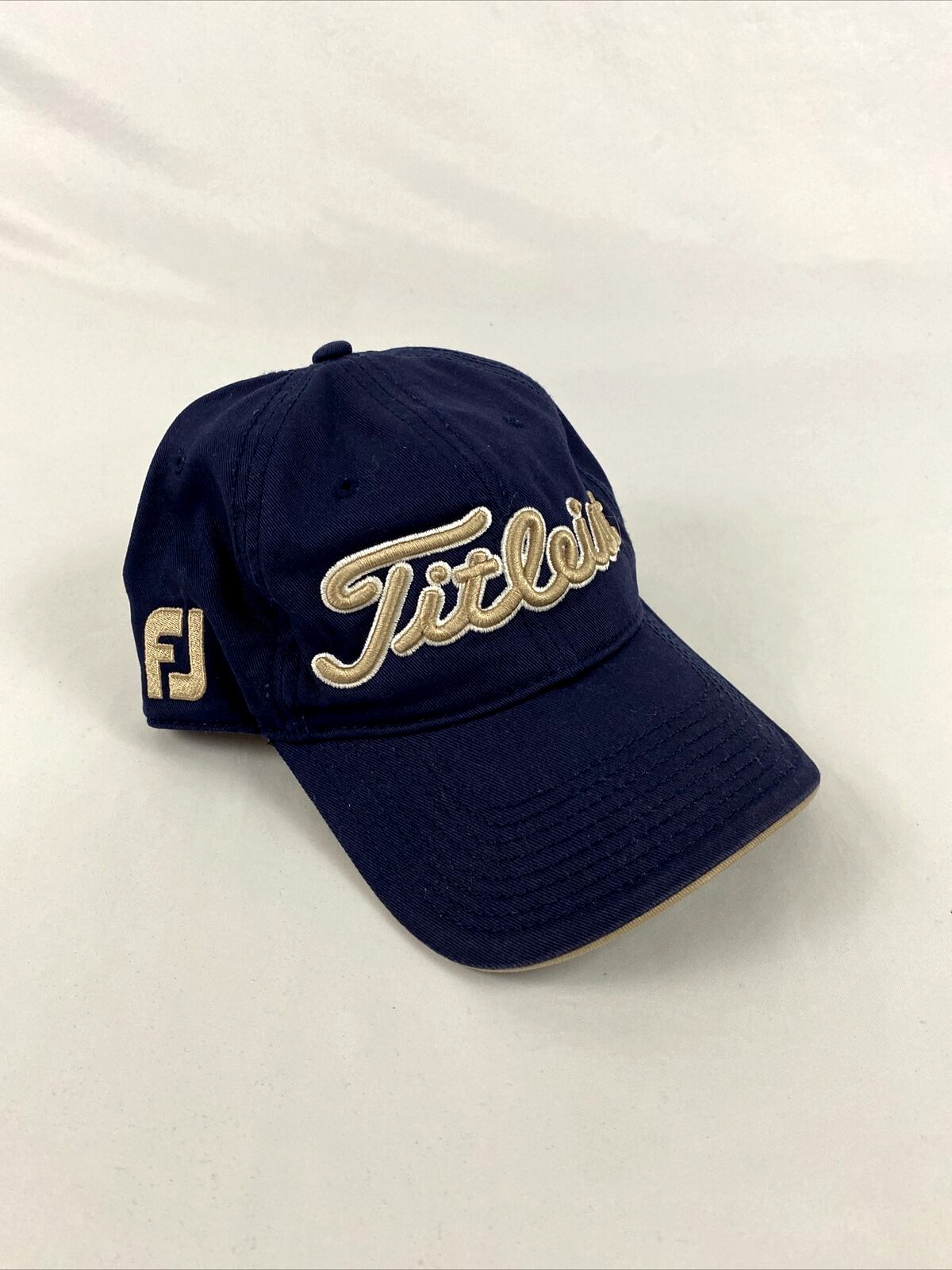 Mens Titleist Footjoy Pro V1 Strapback Baseball Hat Cap One Sz Blue