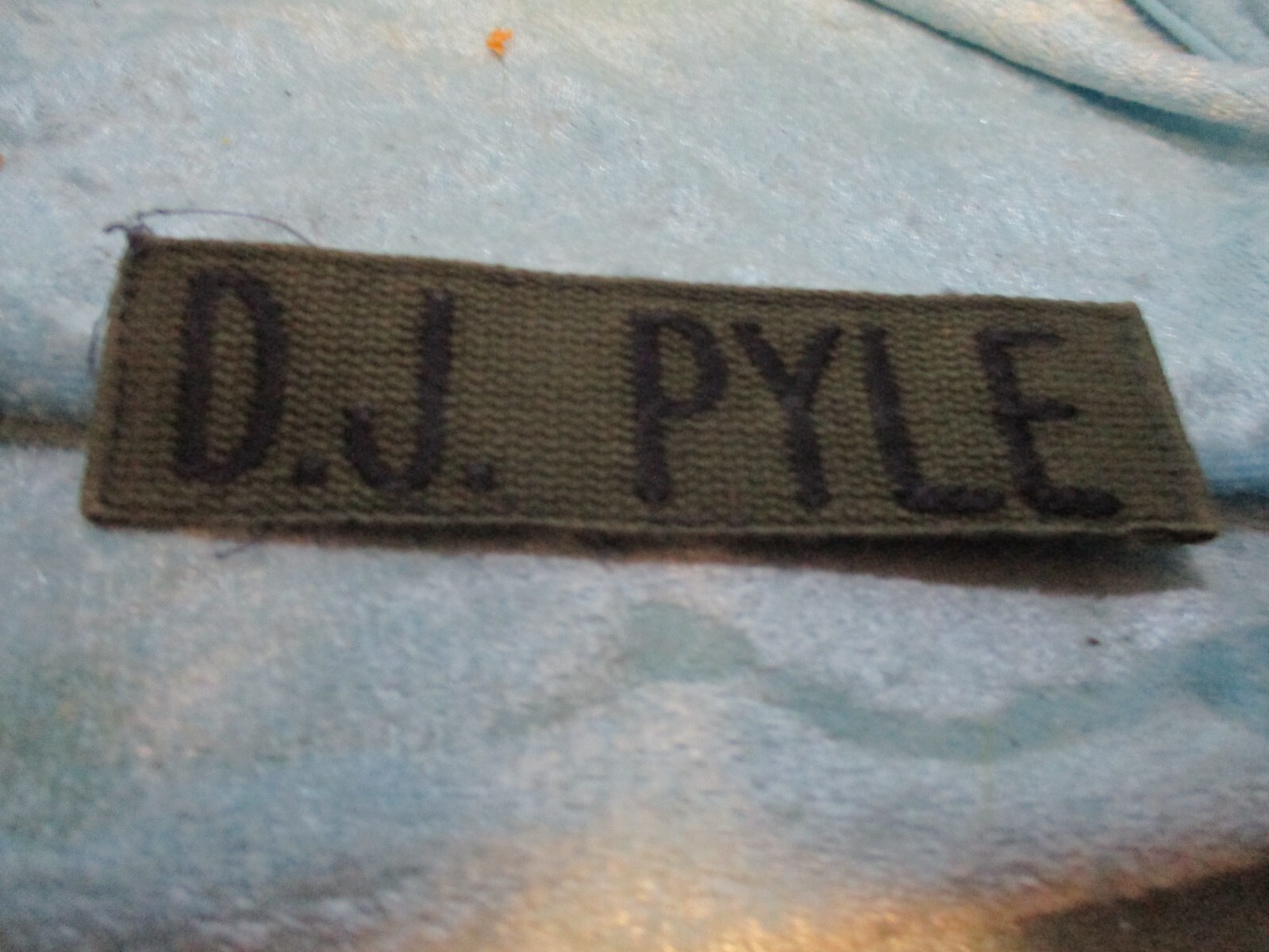 Military Name Patch (D.J Pyle)