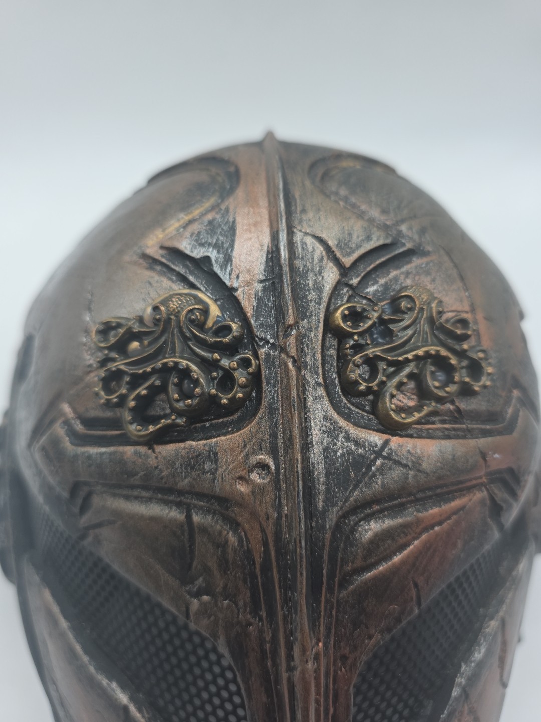 Gold Paintball Knights Full Face Protection Templar Mask