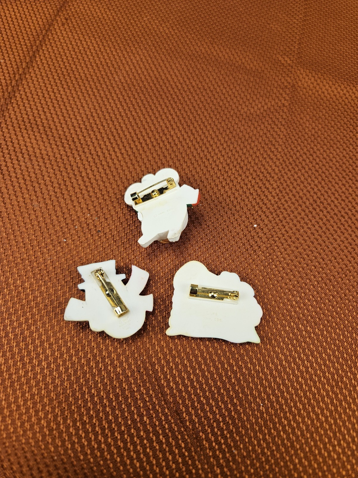 3 Holiday Pins, Mouse, Snowman, Snoopy