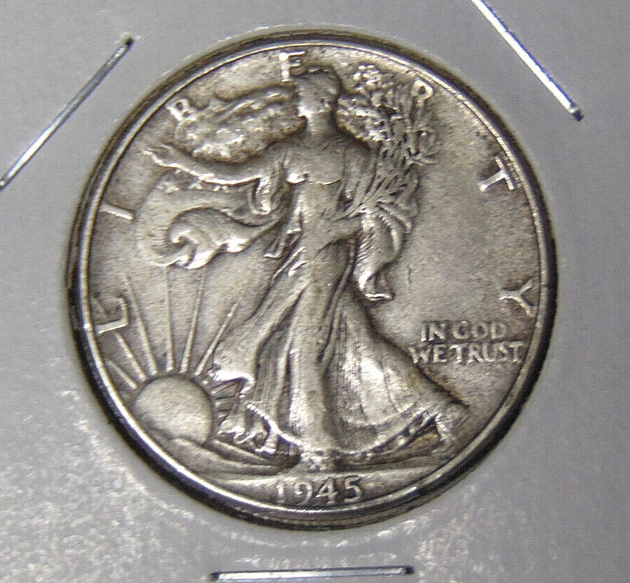 1945-P Walking Liberty Half Dollar XF Philadelphia Mint (9624)