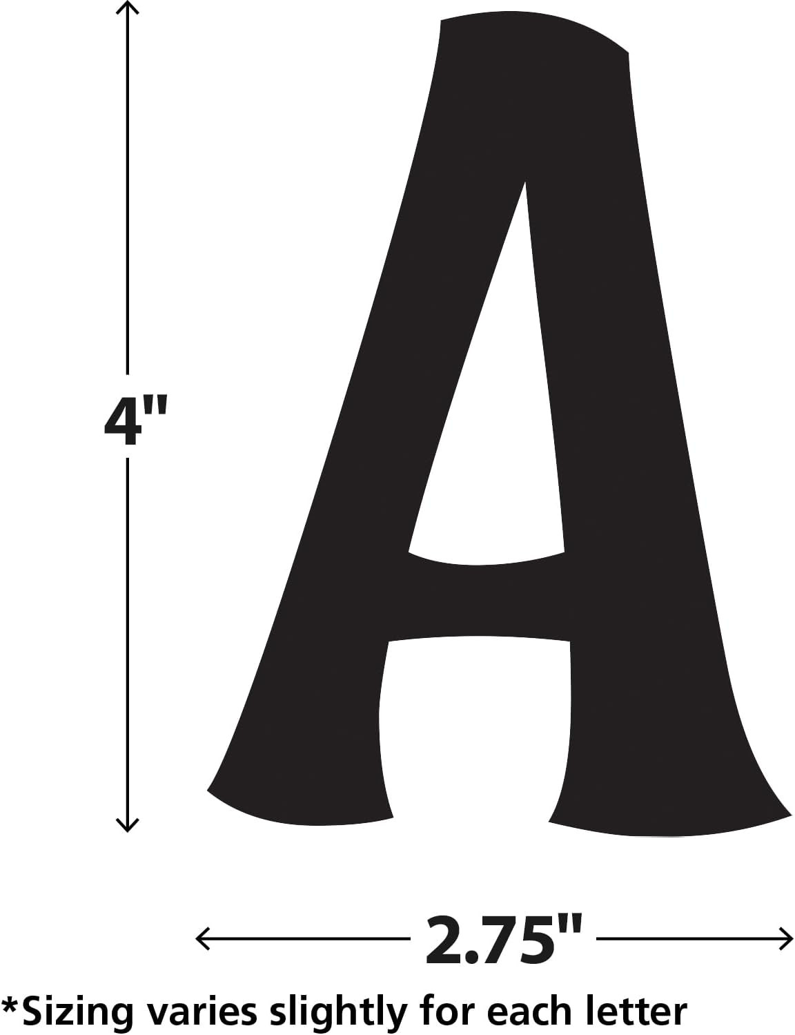 Black 4" Wild Whimsy Letters Combo Pack (TCR9197)