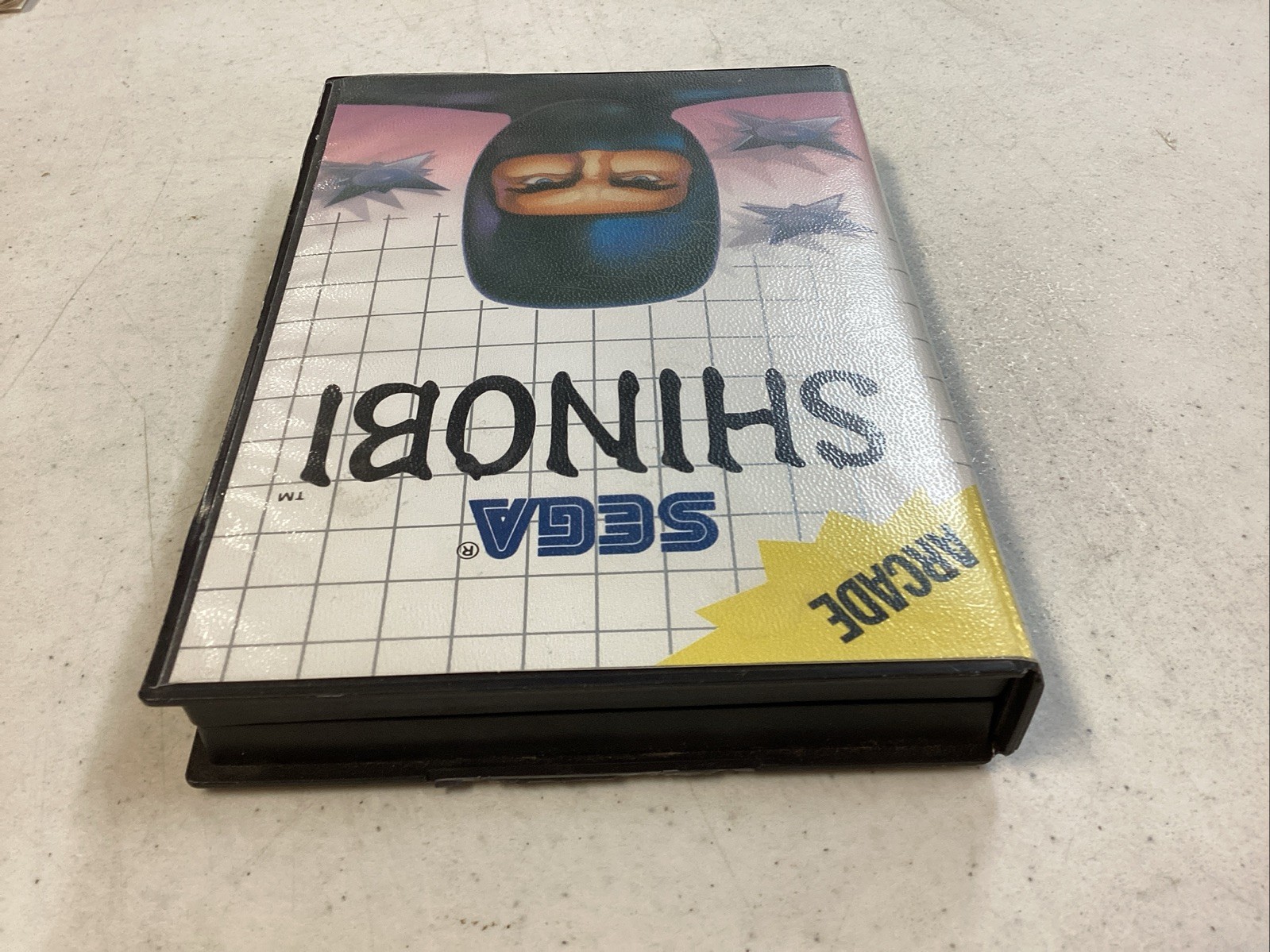 Sega Master System Shinobi 1988 CIB Manual Tested C