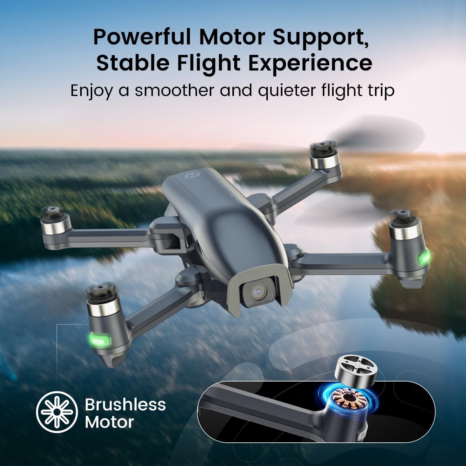 Foldable Drone with Follow Me & Auto Return