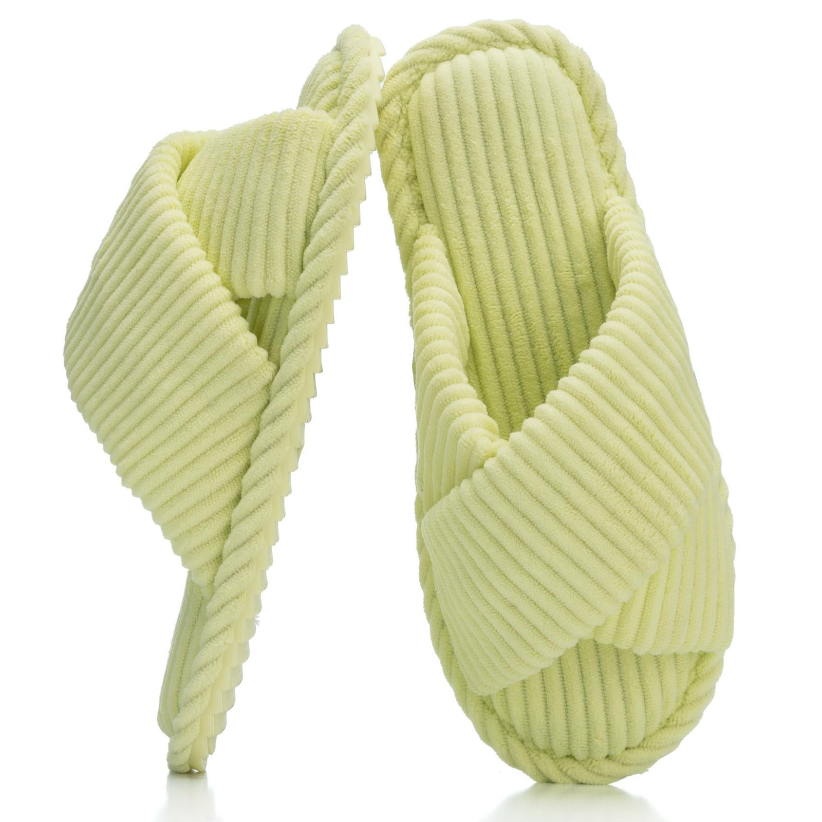 GOEWY House Slippers for Women Fuzzy Womens Slippers Indoor Outdoor Open Toe ...