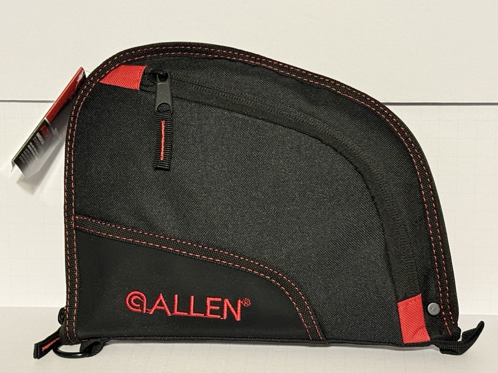 Allen Auto-fit 7738 Handgun Padded Case 9” Black / Red Compact & Revolver