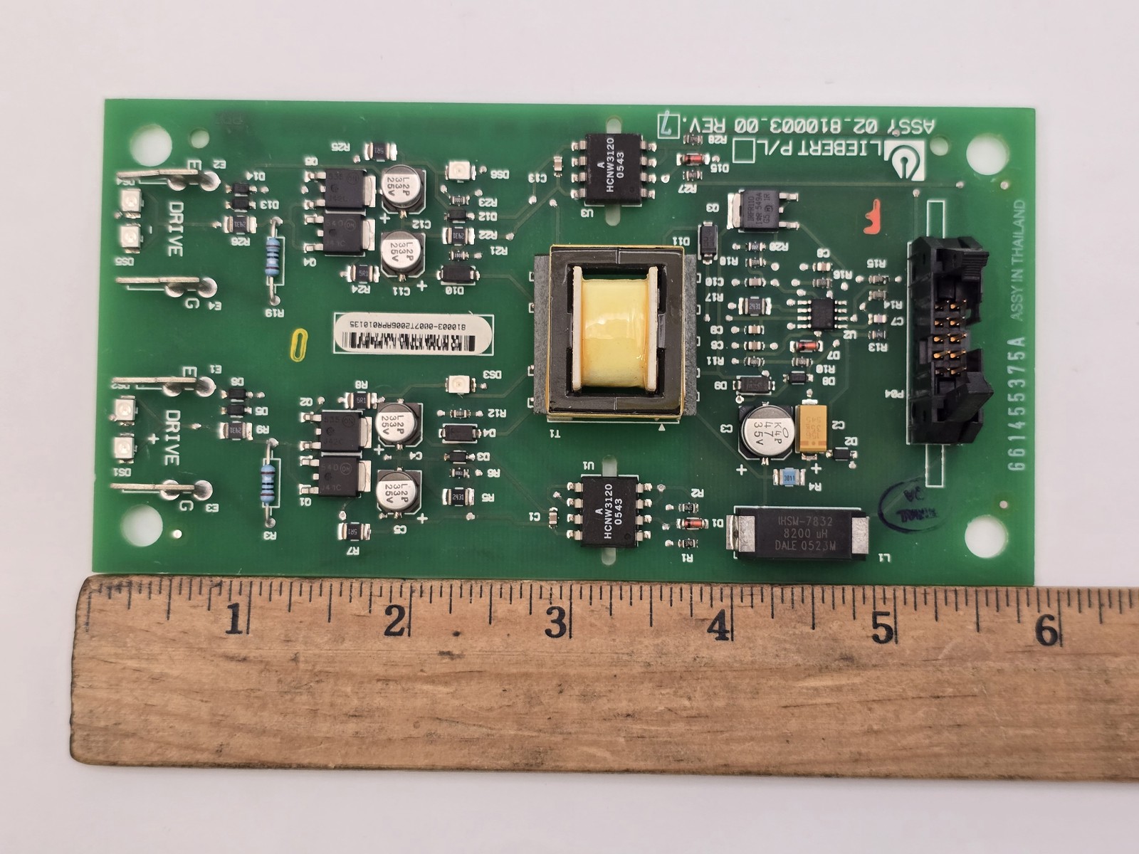 Liebert 02-810003-00 Control Circuit Board REV 7 PCB Assembly UPS System