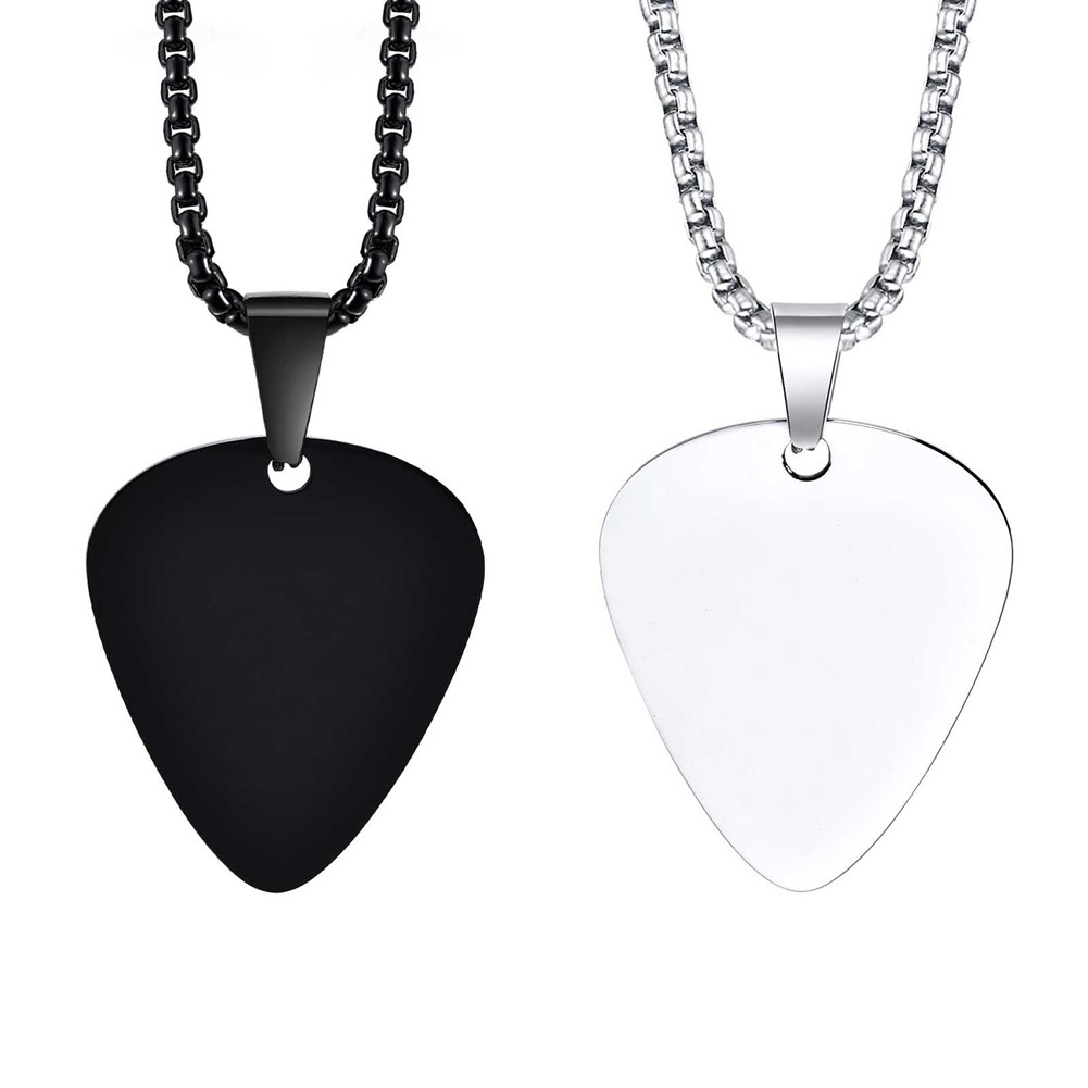 2 Sets of Guitar Pick Holders, Personalized Steel Accessories, Black and4537