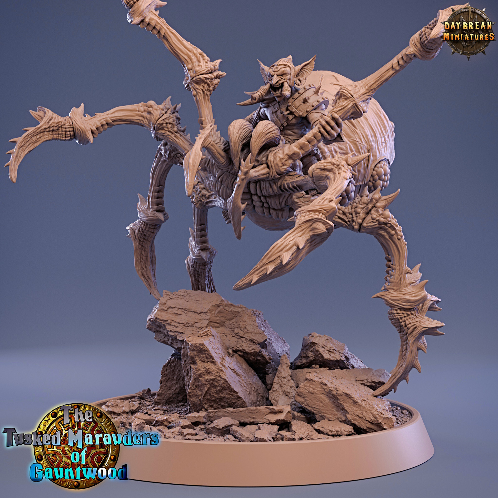Goblin Spider Rider Raoul | DayBreak Miniatures |