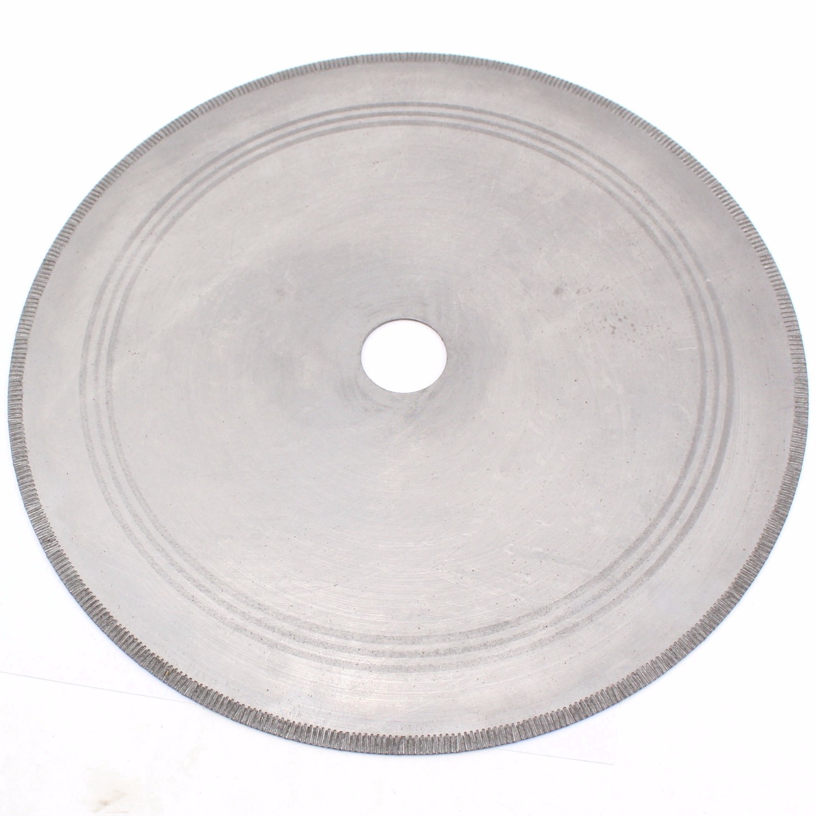 14'' Notched Diamond Lapidary Saw Blade For Cutting Stone W bushing 3/4" 5/8"