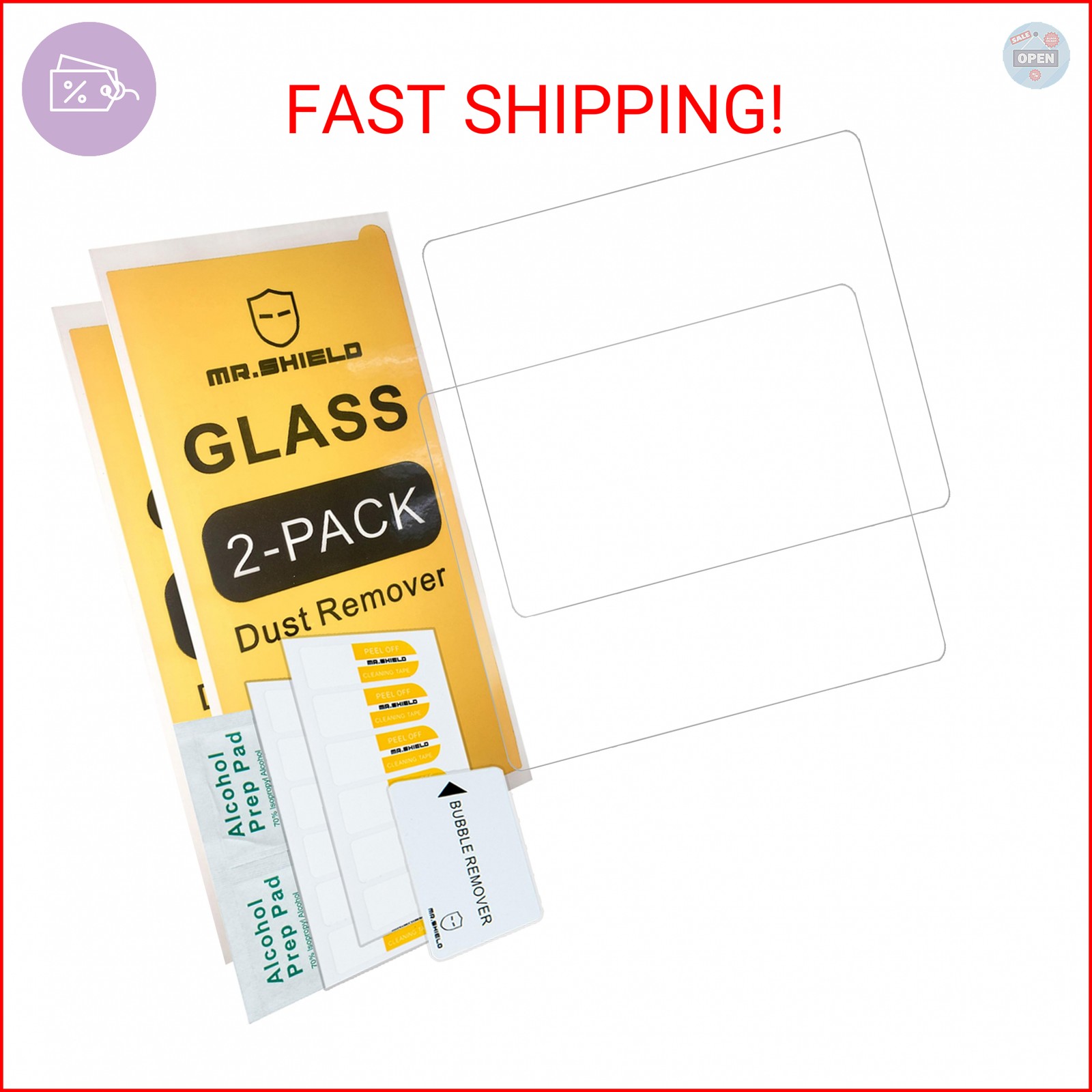 Mr.Shield [2-PACK] Screen Protector For Autel MaxiIM IM608 Pro/IM608/IM608 Pro I
